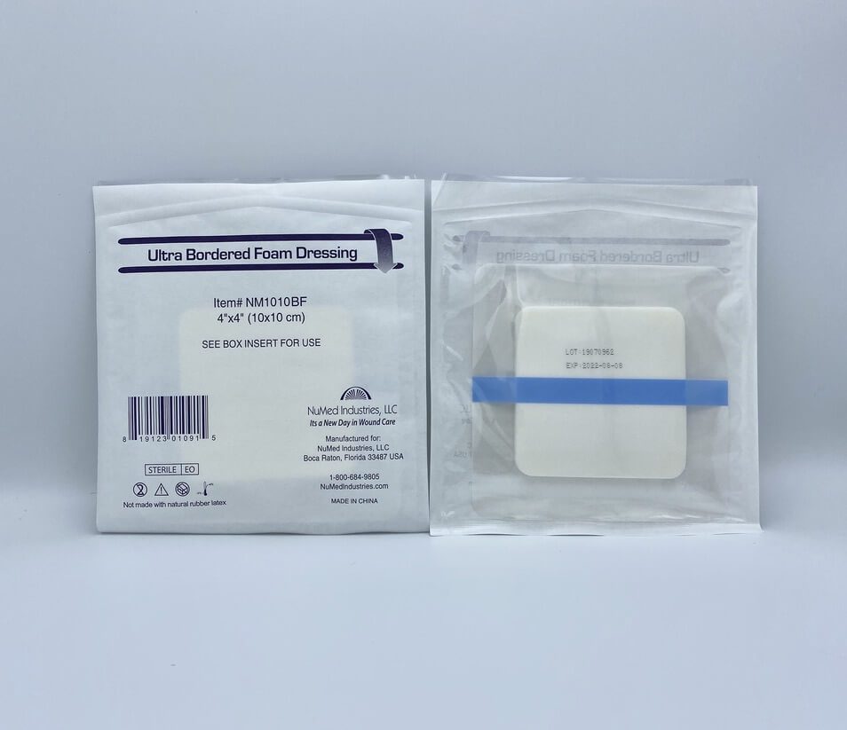 Bordered Foam Dressing 4x4 (10 ct.) BODYARMOR MEDICAL SUPPLIES